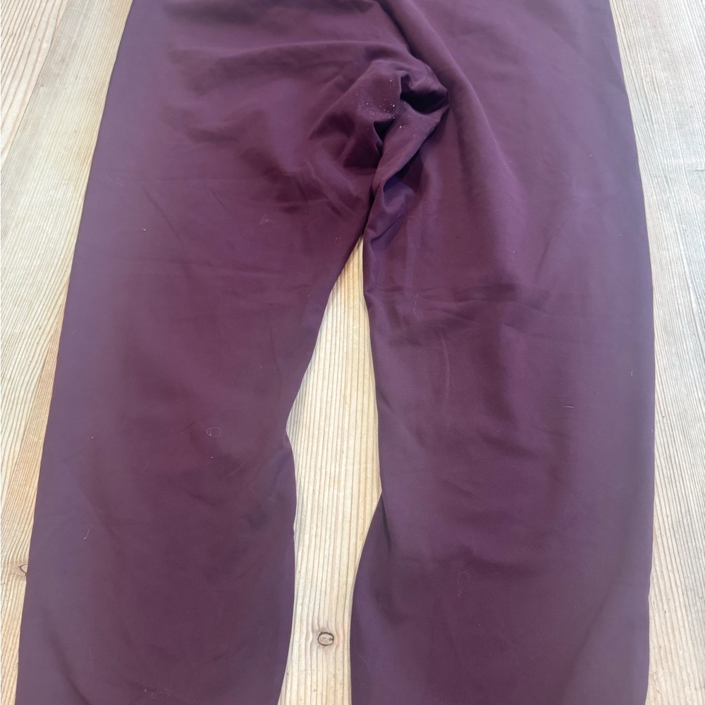 Maroon Lululemon leggings